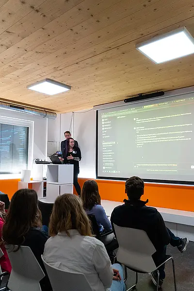 Vortragende aus Publikumssicht