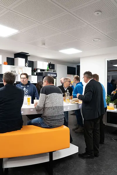 Menschen beim Networking