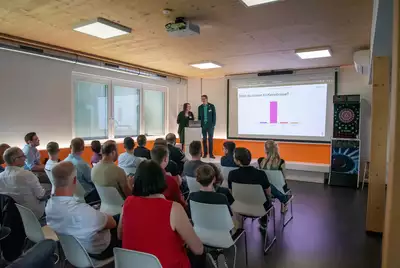 Vortragende aus Publikumssicht