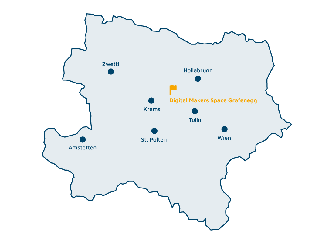 MBIT Lageplan auf NÖ Karte