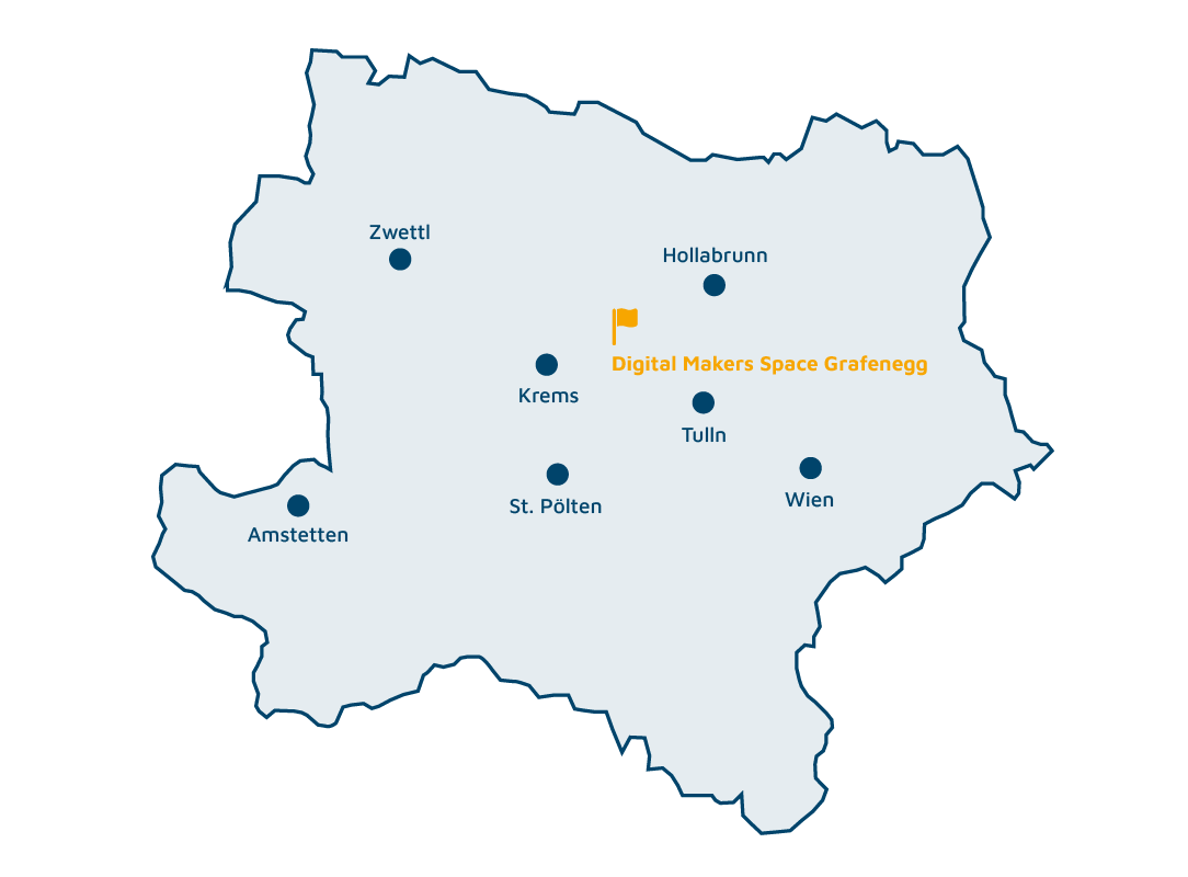 MBIT Lageplan auf NÖ Karte