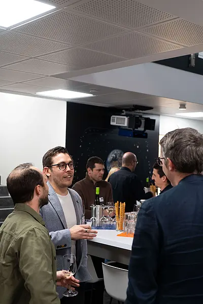 Menschen beim Networking