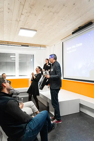 Vortragende und Publikum