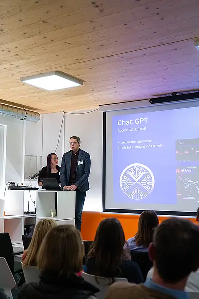 Vortragende aus Publikumssicht